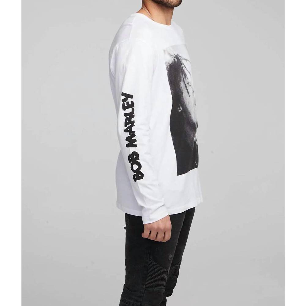 NEW CHASER bob marley smoke tee in white - Picture 2 of 3